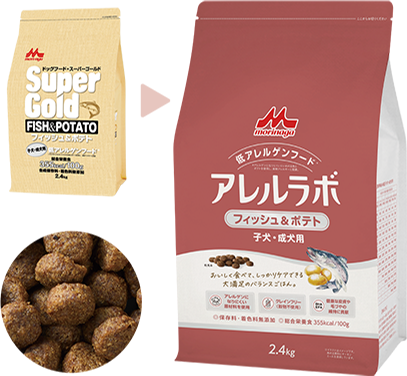 アレルラボ フィッシュ＆ポテト 子犬・成犬用